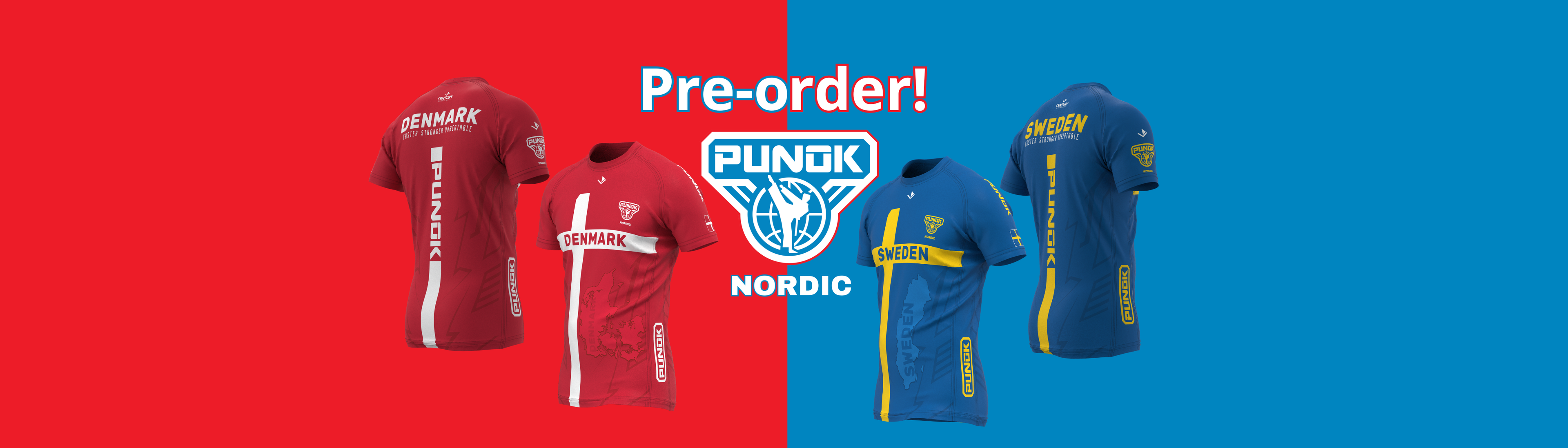 punok t-shirt Denmark Sweden